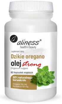 ALINESS Dzikie oregano, olej 100% x 90 kapsułek miękkich