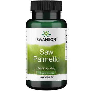 SWANSON Saw Palmetto 540mg 100 kaps.