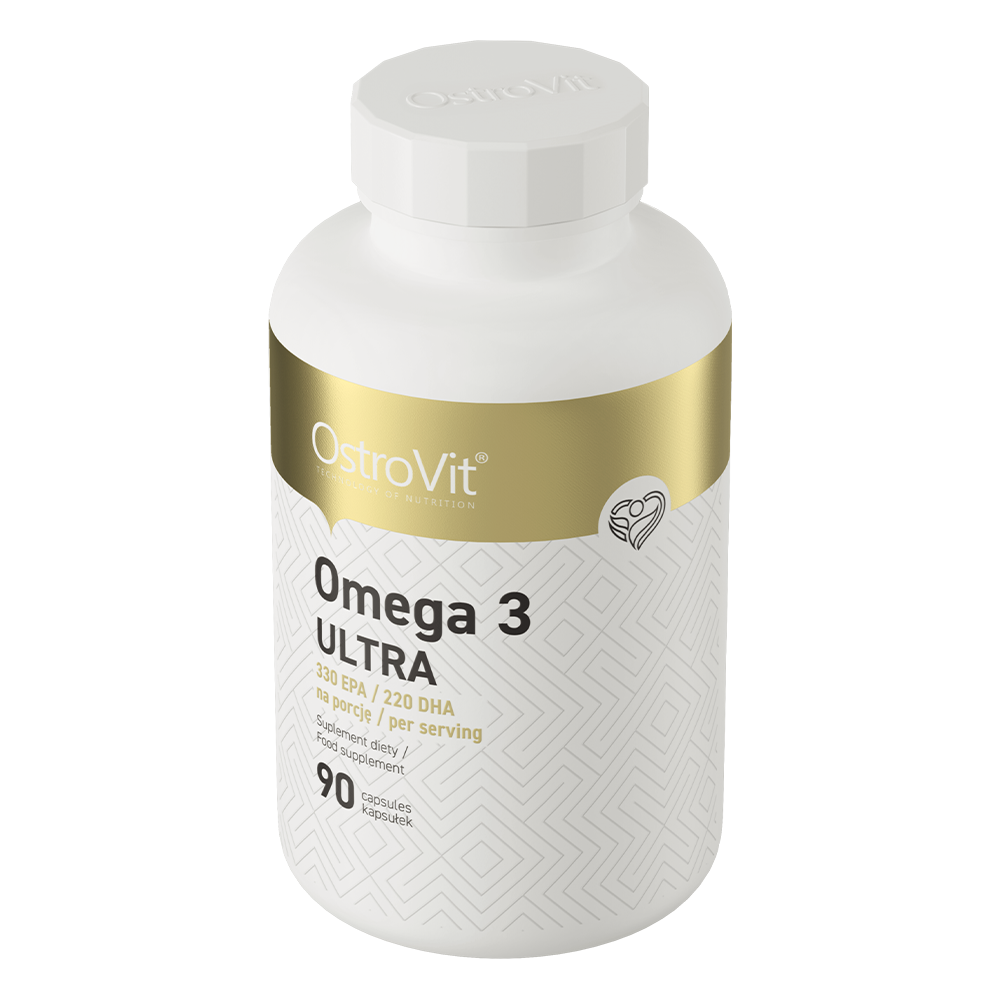 Omega 3 Ultra 90 caps KWASY DHA EPA ALA olej rybi Suplementy diety