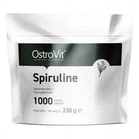 SPIRULINA - MEGA 1000 tabs OCZYSZCZANIE MINERAŁY