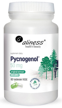 ALINESS Pycnogenol® extract 65% 50 mg x 60 Vege tabs