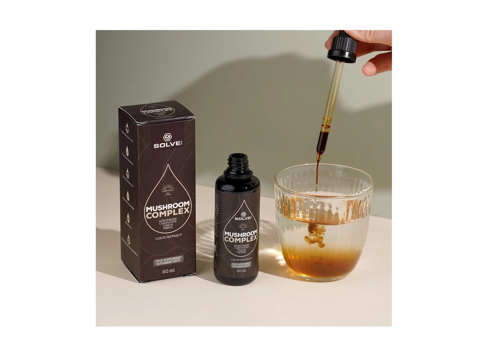 Solve Labs Mushroom Complex (4 grzyby) w kroplach 60ML