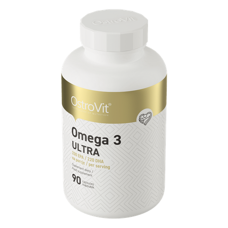OstroVit Omega 3 Ultra 90 caps KWASY DHA EPA olej rybi