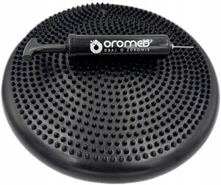 Poduszka sensoryczna jeżyk MED+ czarna 33cm