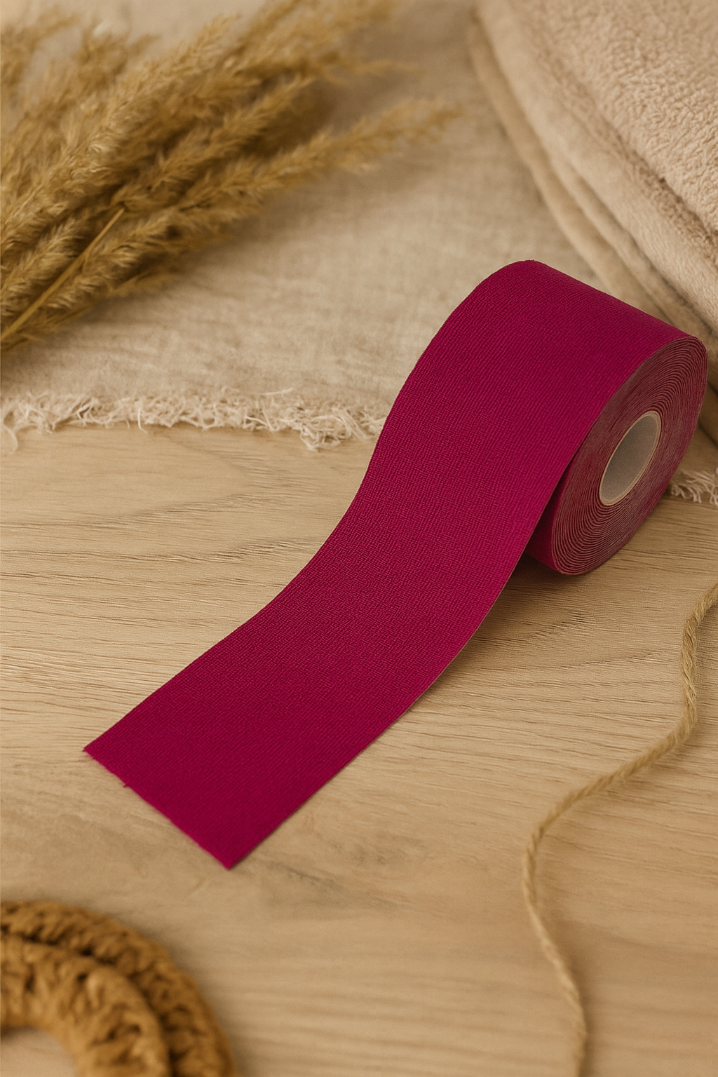 Taśma do kinesiotapingu 5 cm x 5 m różowa