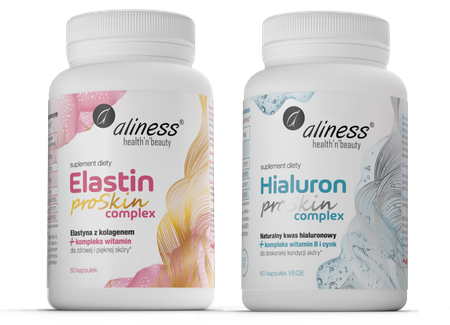 Zestaw Aliness ProSkin (Elastin Complex + Hialuron Complex) 2 x 60 caps