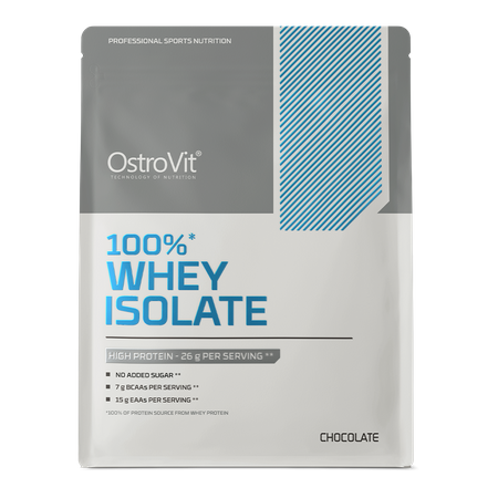 OstroVit 100% Whey Isolate 300 g białko WPI o smaku czekoladowym