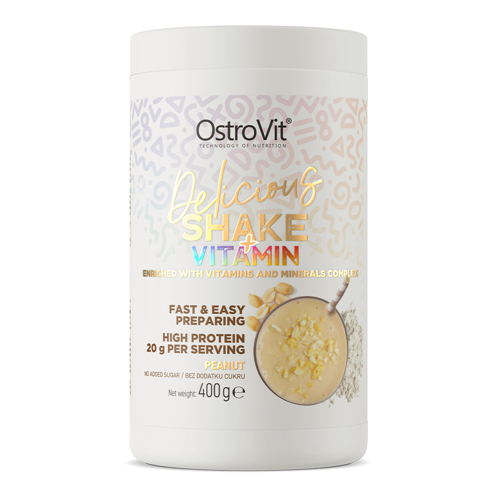 OstroVit Delicious Shake + Vitamin 400 g arachidowy