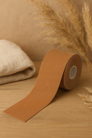 Taśma do kinesiotapingu 5 cm x 5 m beżowa
