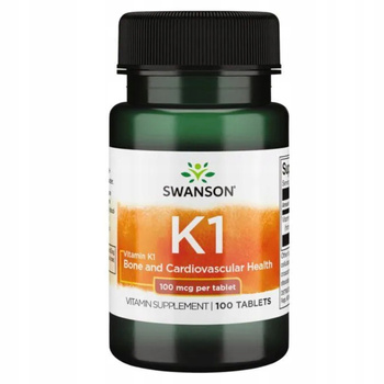 SWANSON Witamina K1 100mcg 100tabl