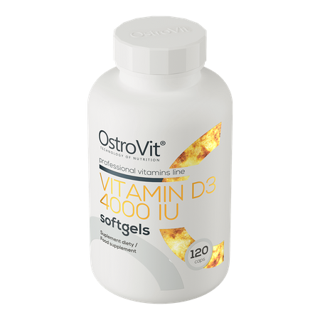 OstroVit Witamina D3 4000 IU 120 kapsułek