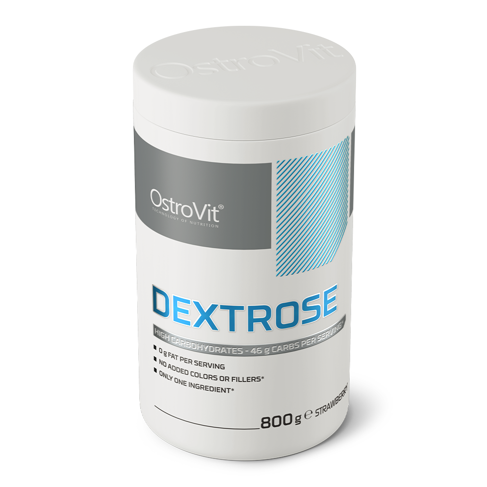 OstroVit Dekstroza 800 g truskawkowy