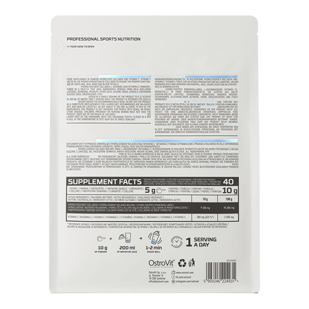 OstroVit Kolagen + Witamina C 400 g naturalny
