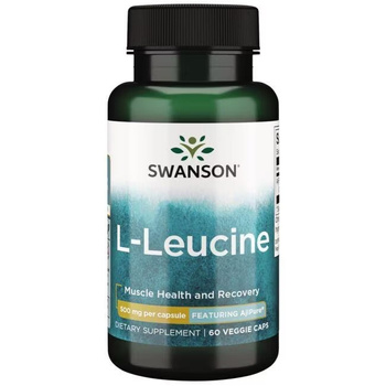 SWANSON AjiPure L-leucyna 500mg 60 kaps