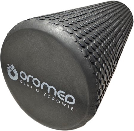 Wałek do masażu roller z wypustkami CARE+ 45 cm czarny