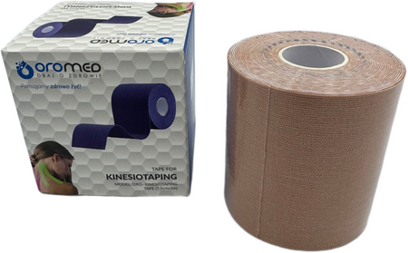Taśma do kinesiotapingu 7,5 cm x 5m beżowa