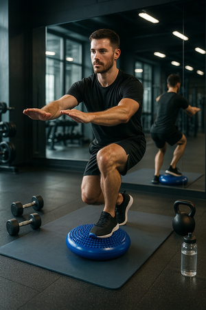 Poduszka sensoryczna jeżyk MED+ granatowa 33cm