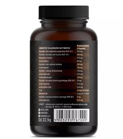 Solve Labs Brain Tech - Memory & Focus 60