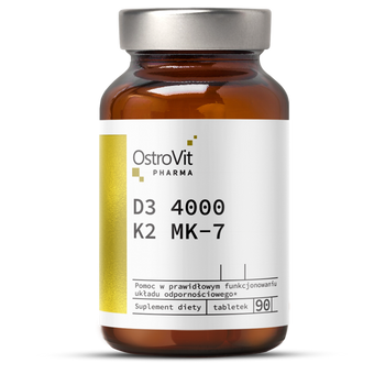 OstroVit Pharma D3 4000 + K2 MK-7 90 tabletek