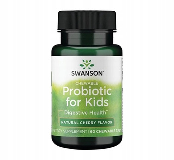 SWANSON Probiotyki dla dzieci do ssania 60tab