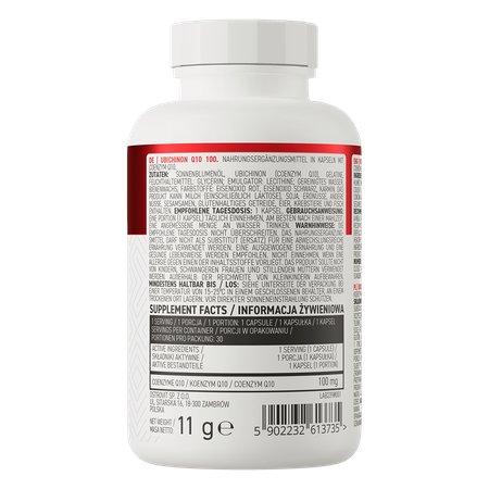 OstroVit Ubichinon Q10 100 mg 30 kapsułek ANTYOKSYDANT