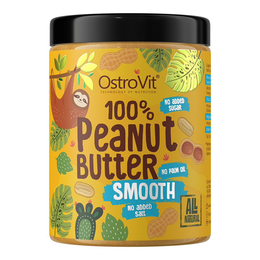 OstroVit 100% Krem Orzechowy 1000 g gładki