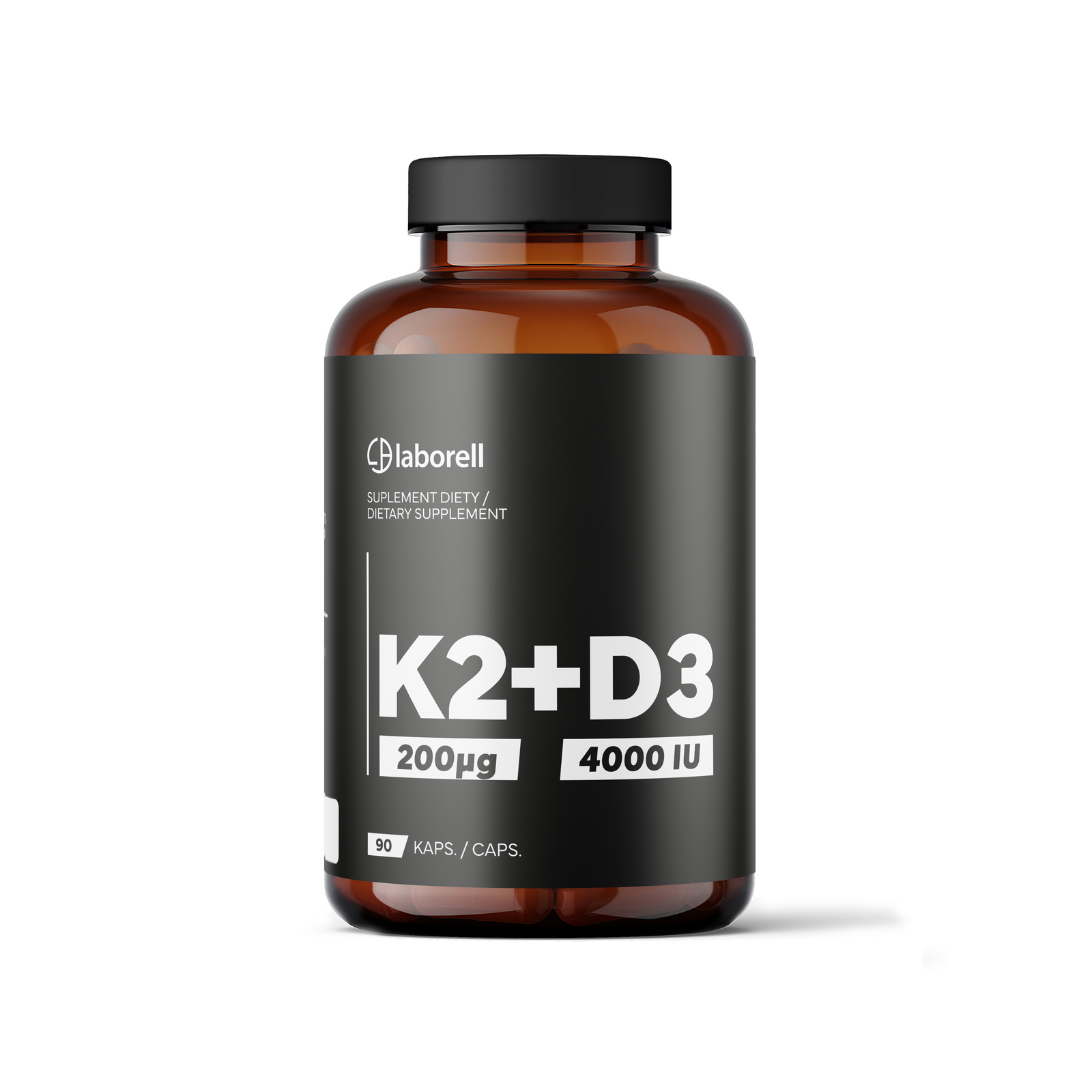LABORELL Witamina K2 200mcg + D3 4000 IU 90 kapsułek