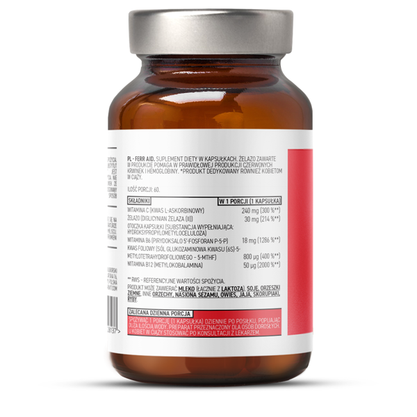 OstroVit Pharma Ferr Aid 60 kapsułek