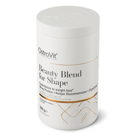 OstroVit Beauty Blend for Shape 360 g kremowej truskawki