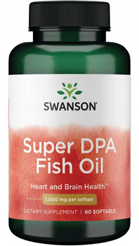 SWANSON Super DPA Olej z Ryb 60sgels