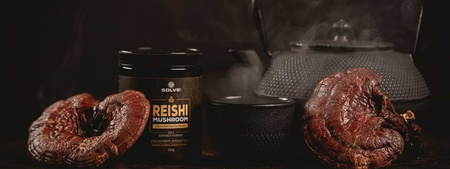 Solve Labs Reishi Ganoderma lucidum 10:1 Mushroom Powder 100g