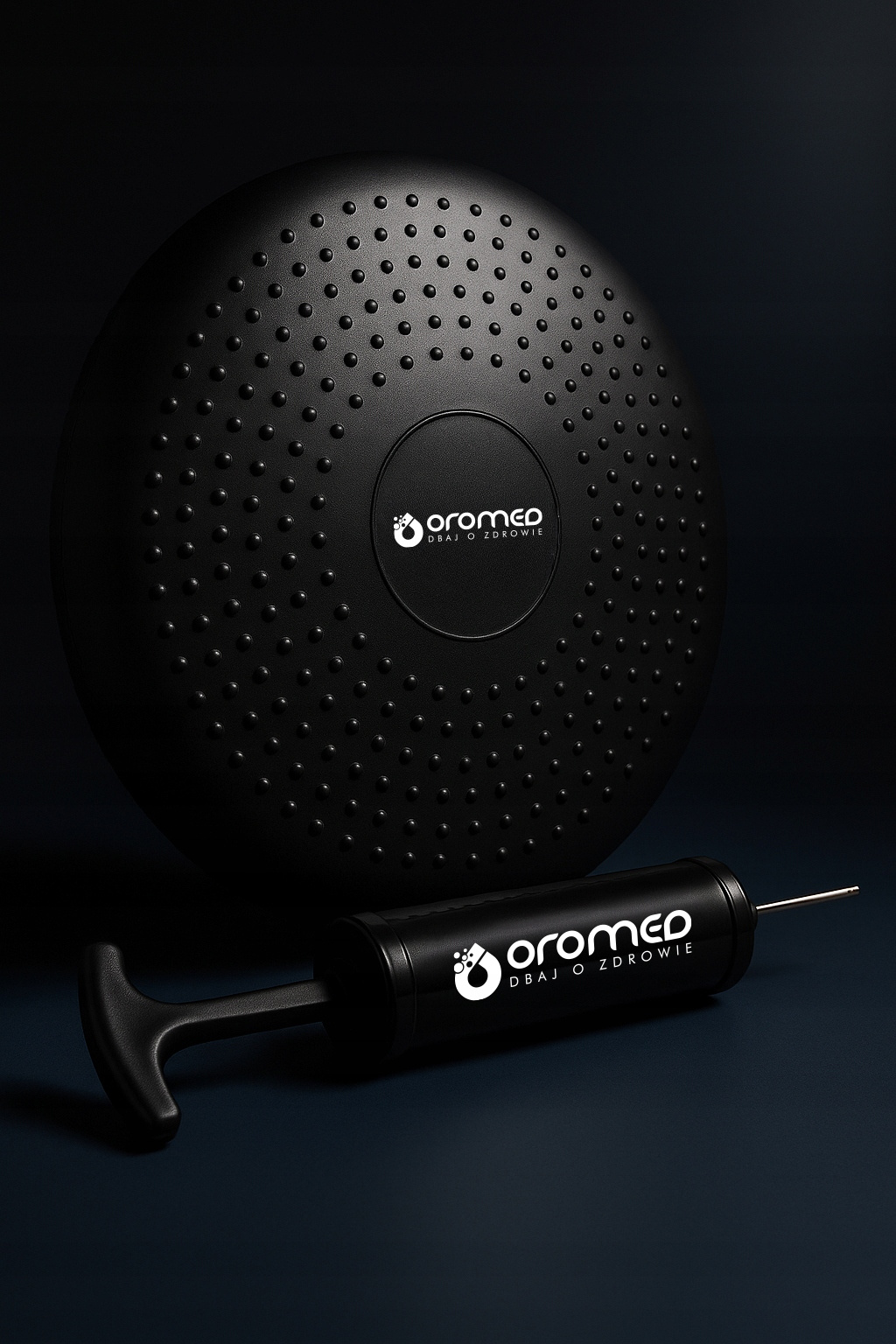 Poduszka sensoryczna jeżyk MED+ czarna 33cm