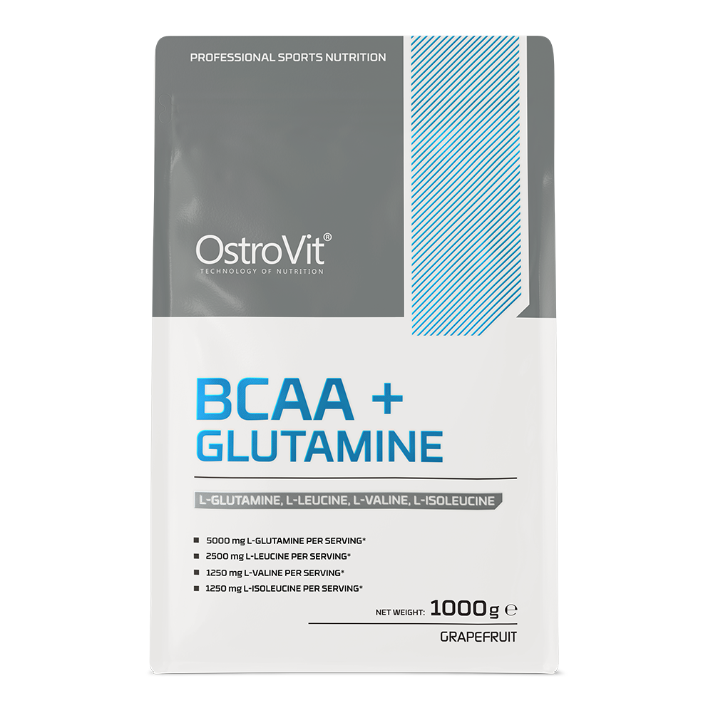 OstroVit BCAA + Glutamina 1000 g grejpfrutowy
