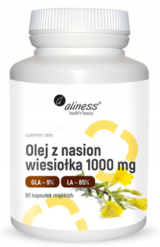 ALINESS Olej z nasion wiesiołka 9% 1000 mg 90 kaps