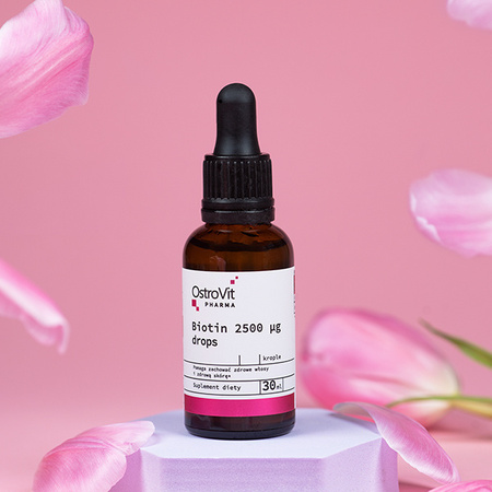 OstroVit Pharma Biotyna 2500 µg w kroplach 30 ml 