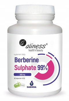 ALINESS Berberine Sulphate 99% 400 mg x 60 vege