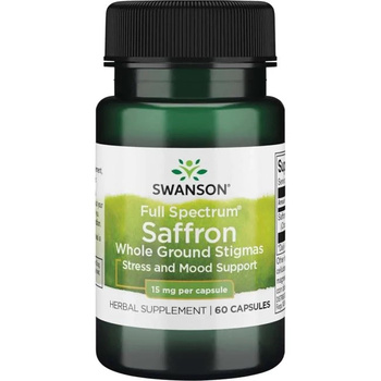 SWANSON FS Szafran 15mg 60 kaps