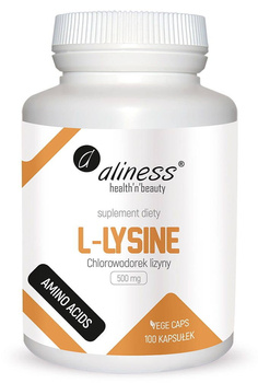 Aliness L-Lysine (chlorowodorek) 500 mg x 100 Vege caps.