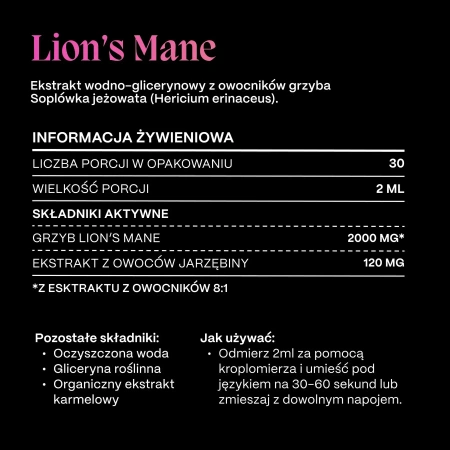 SOMA Lions Mane soplówka jeżowata 60 ml