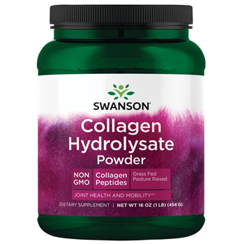 SWANSON Hydrolizowany kolagen w proszku 454g
