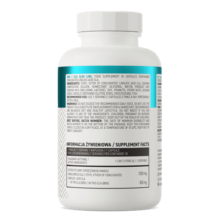 Ostrovit CLA Slim Line 30 caps KWAS LINOLOWY