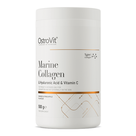OstroVit Marine Collagen & Hyaluronic acid & Vitamin C  500 g mango & pineapple