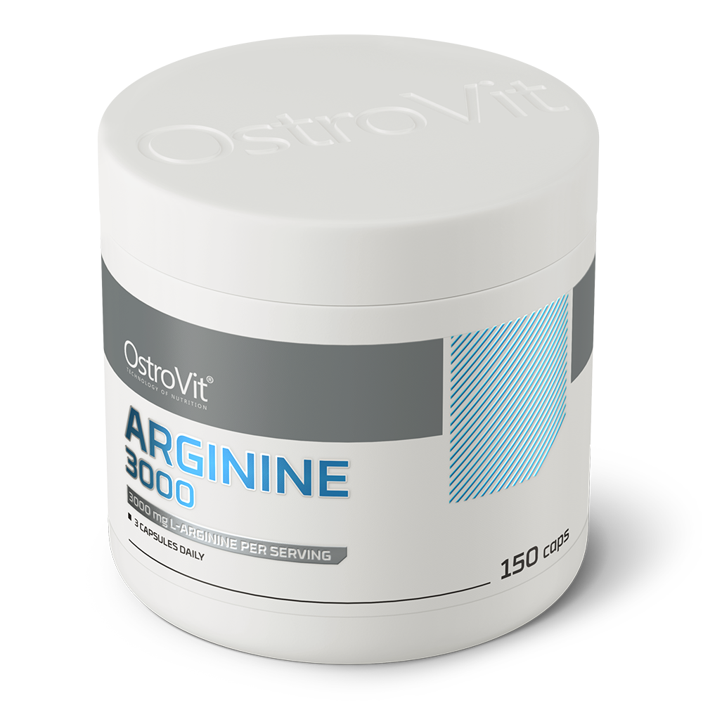 OstroVit ARGININA 3000 mg 150 kapsułek ANTYOKSYDANT