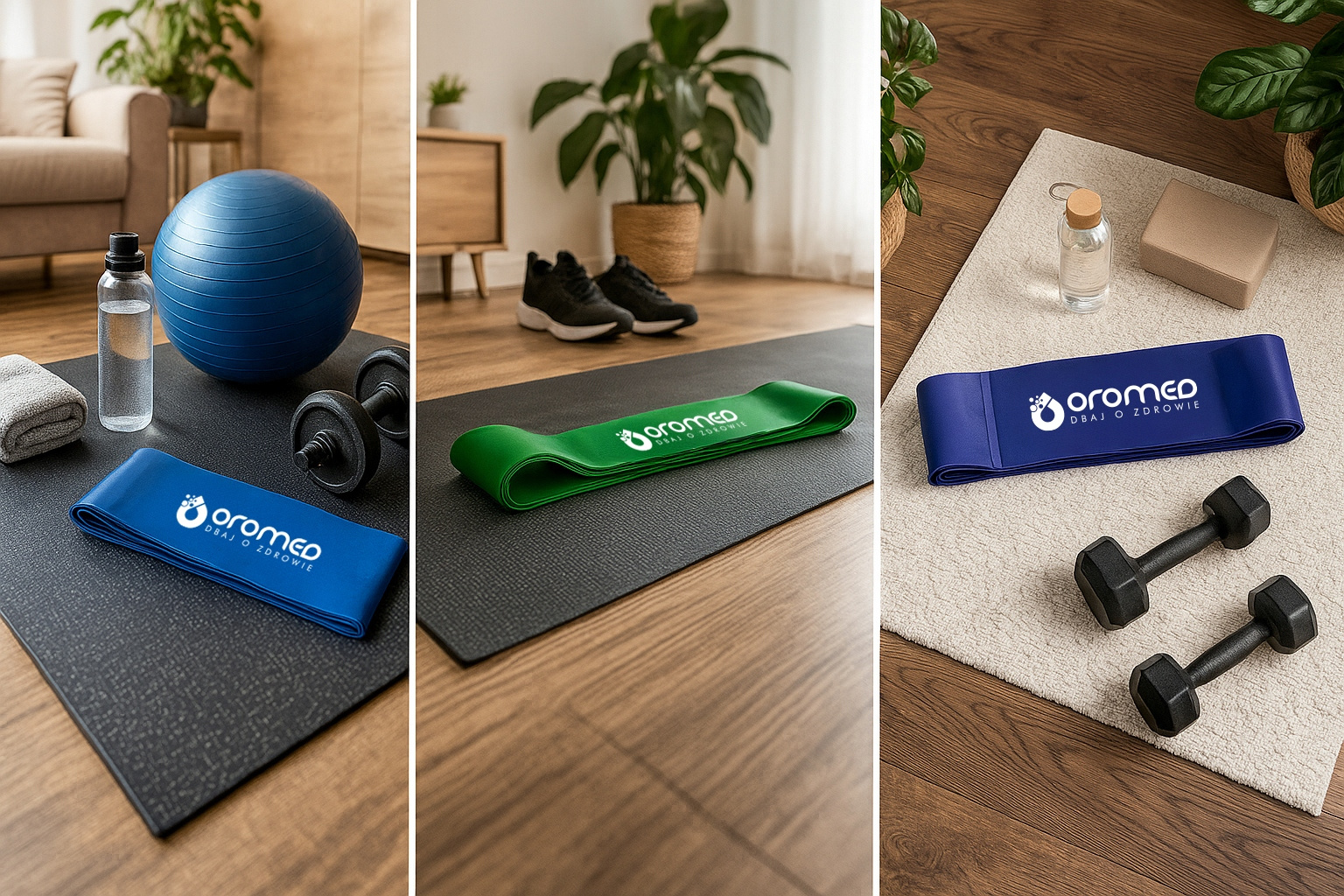 Zestaw 3 gum oporowych POWER BAND ORO-BAND 3