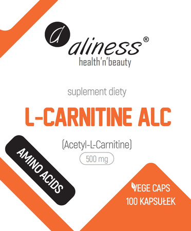 ALINESS L-Carnityne ALC 500 mg x 100 Vege caps.