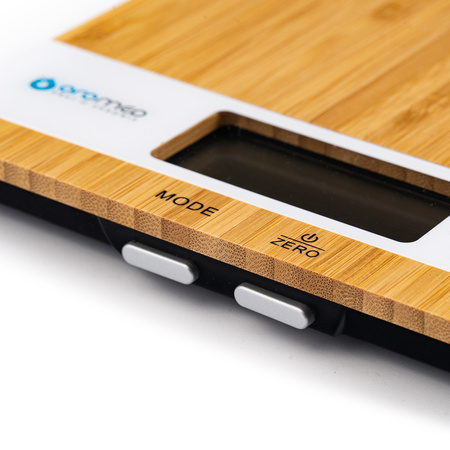 Waga kuchenna bambusowa Oromed ORO-KITCHEN SCALE white
