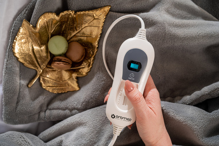 Koc ogrzewający Oromed ORO-BLANKET POLAR ciepły polarowy 180x130 cm