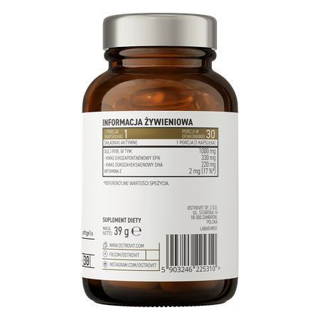 OstroVit Pharma Elite Omega 3 30 kapsułek