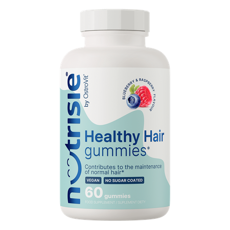 OstroVit NUTRISIE® Healthy Hair Gummies 60 sztuk jagodowo-malinowy