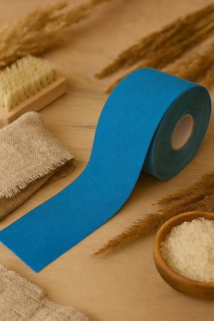 Taśma do kinesiotapingu 5 cm x 5 m niebieska